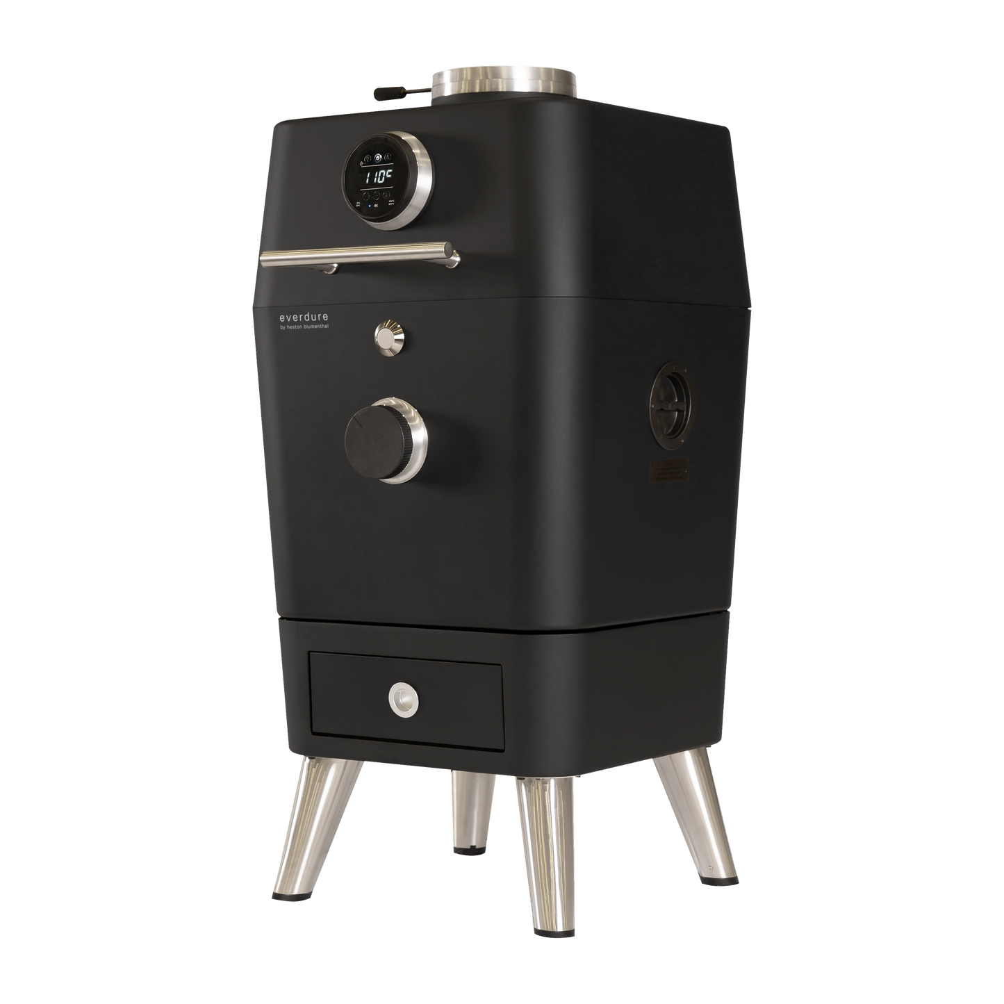 4K BBQ Black Angled View