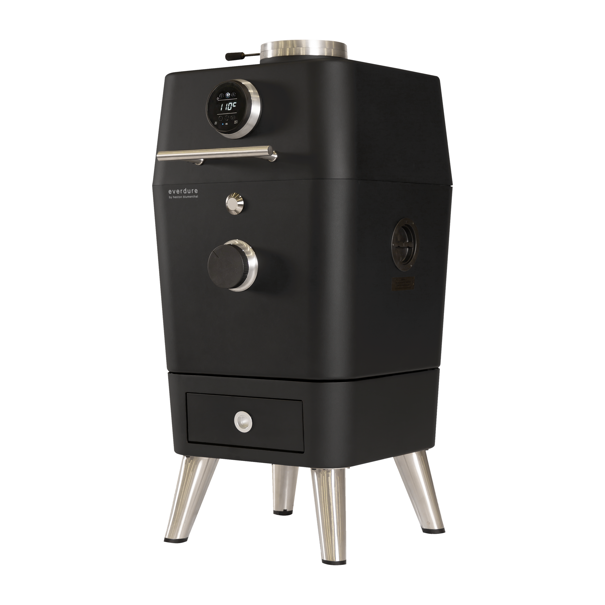 4K BBQ Black Angled View