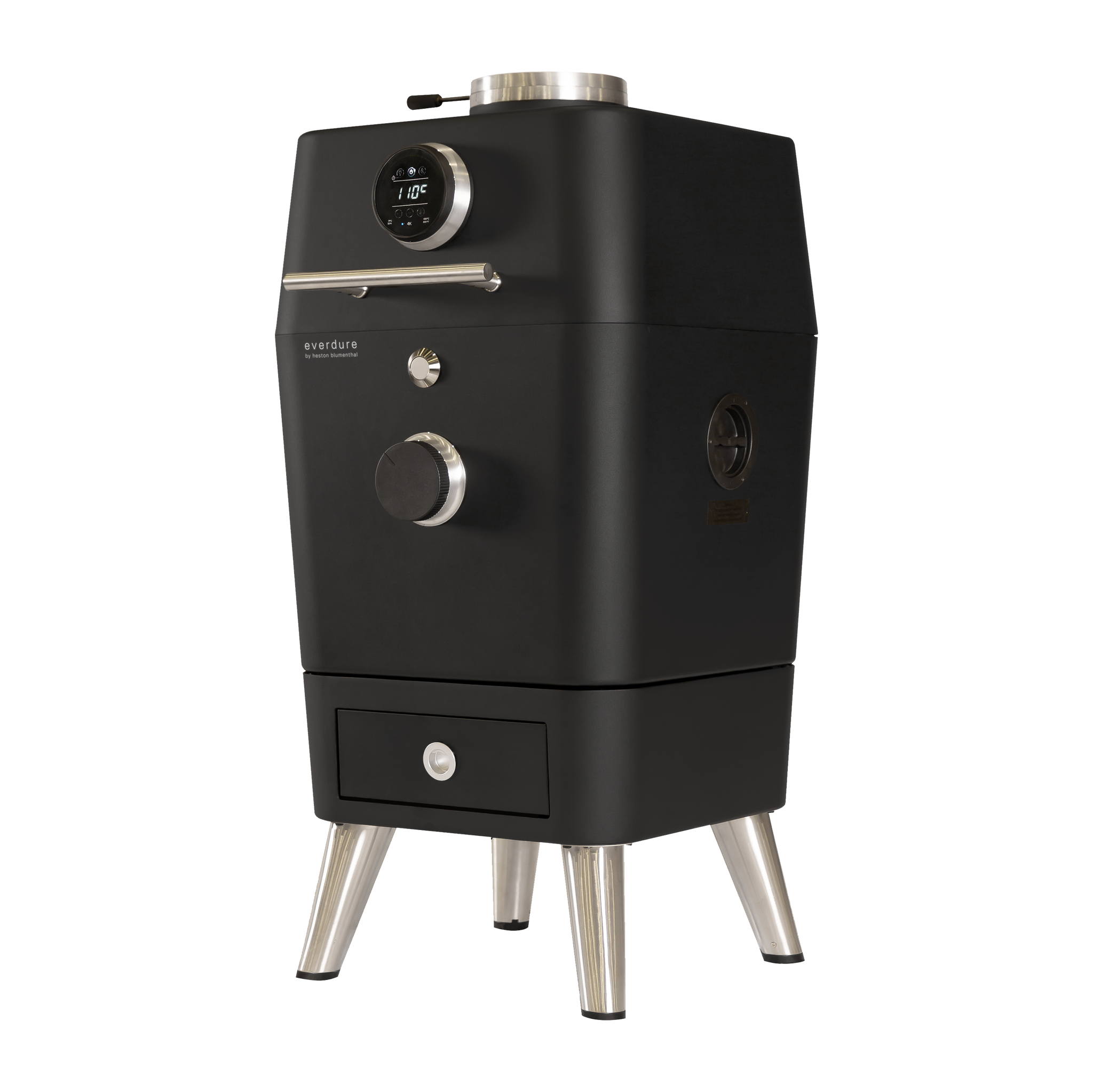 4K BBQ Black Angled View