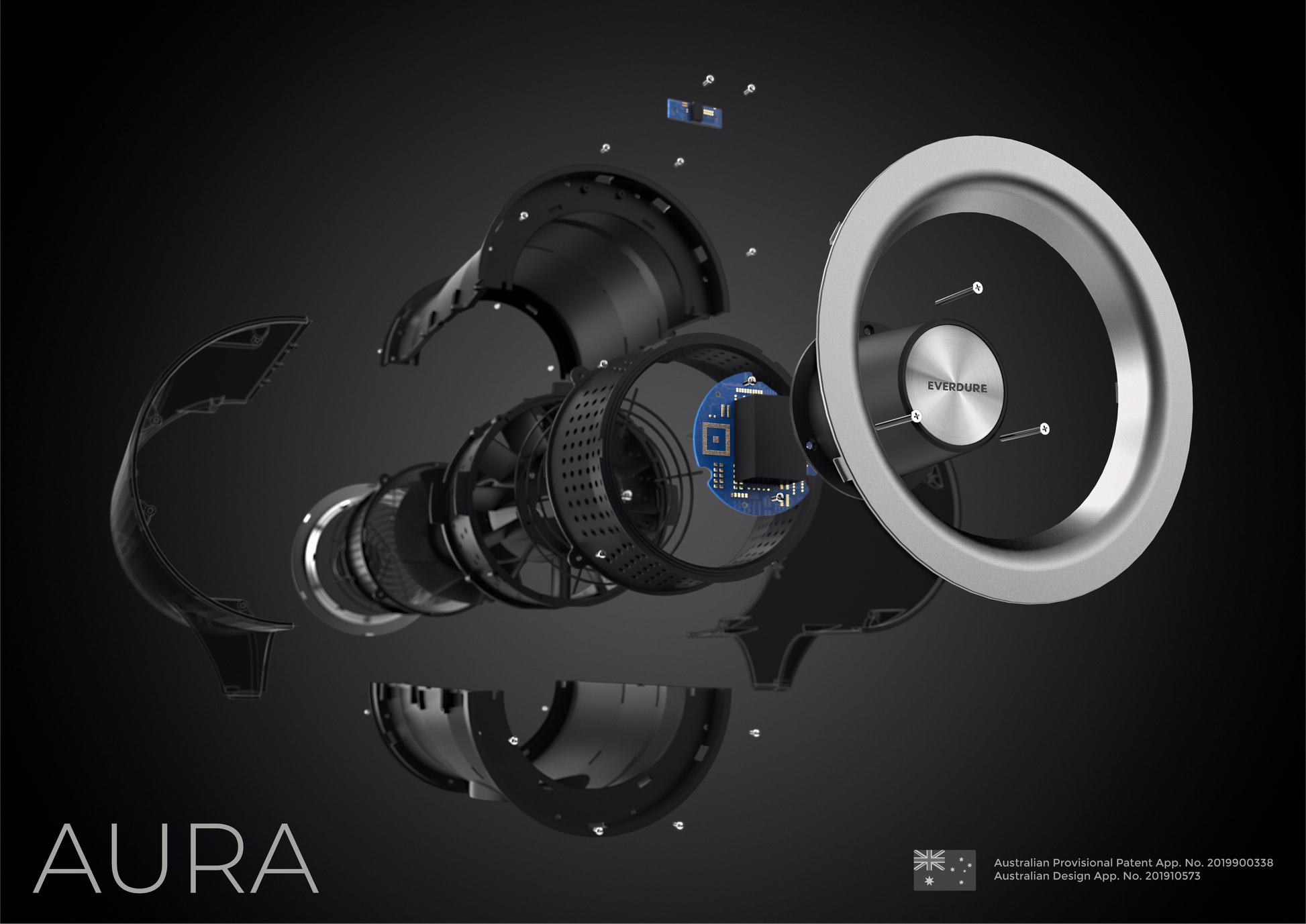Everdure Pedestal Fan Exploded View