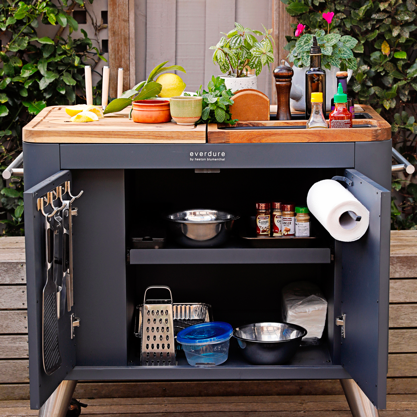 Mobile Preparation Kitchen Chopping Board