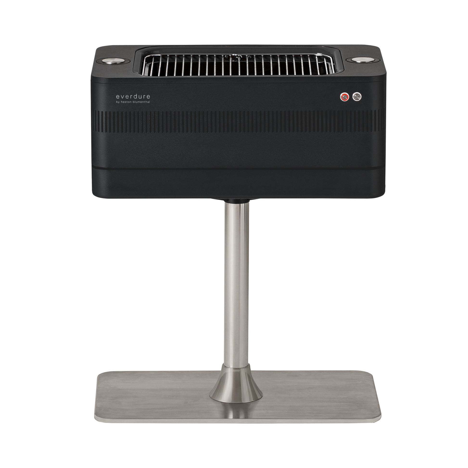 Matte Black FUSION with Pedestal and Grill View